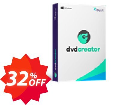 iSkysoft DVD Creator Coupon code 32% discount 