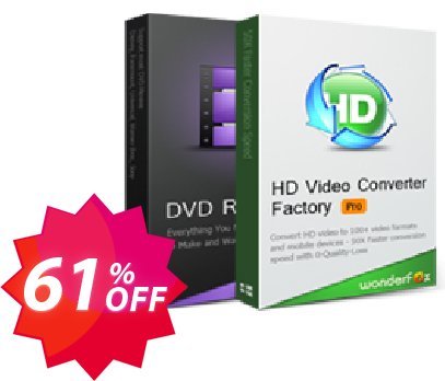 WonderFox DVD Ripper Pro + HD Video Converter Factory Pro Lifetime Coupon code 61% discount 