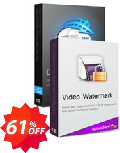 WonderFox Video Watermark + WonderFox DVD Video Converter Coupon code 61% discount 