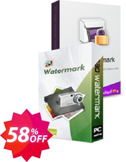 WonderFox Video Watermark + WonderFox Photo Watermark Coupon code 58% discount 