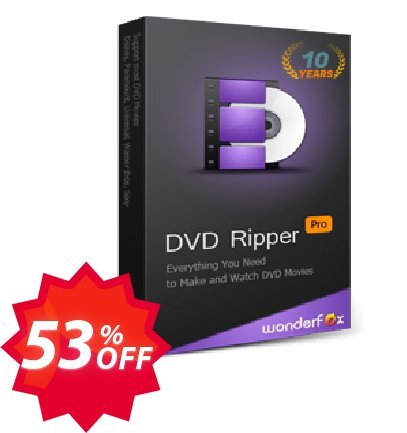 WonderFox DVD Ripper Pro Coupon code 53% discount 