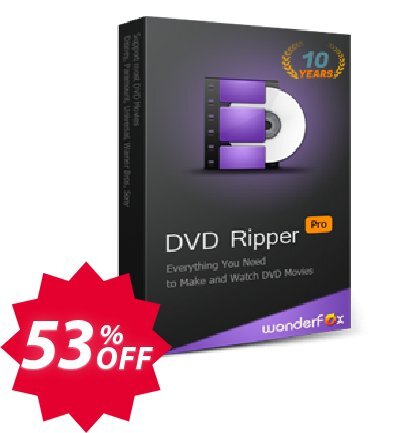 WonderFox DVD Ripper Pro Coupon code 53% discount 