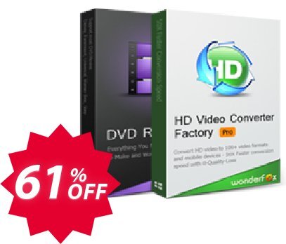 WonderFox HD Video Converter Factory Pro, Lifetime Plan  Coupon code 61% discount 