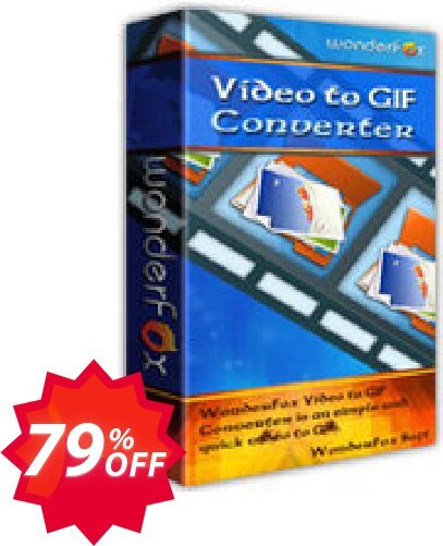 WonderFox Video to GIF Converter Coupon code 79% discount 