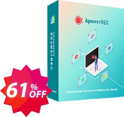 Apowersoft Screen Recorder Pro Yearly Plan Coupon code 61% discount 