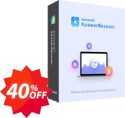 ApowerRecover Family Plan, Lifetime  Coupon code 40% discount 