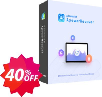 ApowerRecover Family Plan, Lifetime  Coupon code 40% discount 