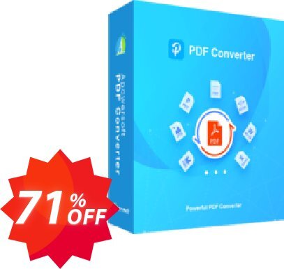 Apowersoft PDF Converter Coupon code 71% discount 