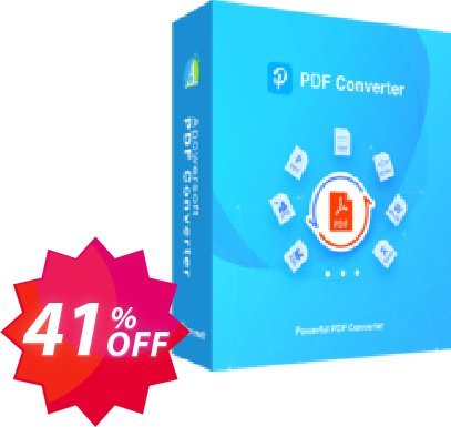 Apowersoft PDF Converter, Lifetime Plan  Coupon code 41% discount 