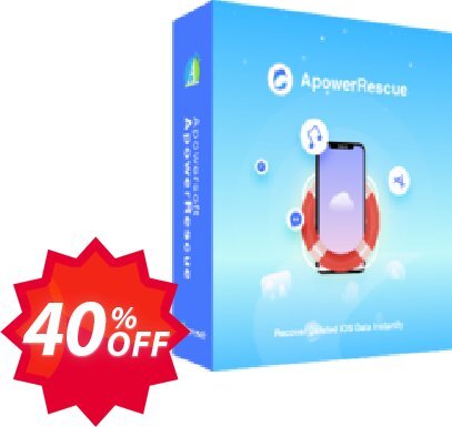 ApowerRescue Family Plan, Lifetime  Coupon code 40% discount 