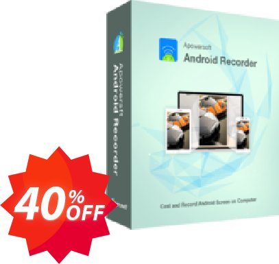 Apowersoft Android Recorder Family Plan, Lifetime  Coupon code 40% discount 