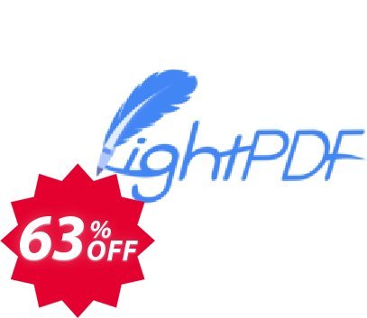 Apowersoft LightPDF Yearly Subscription Coupon code 63% discount 