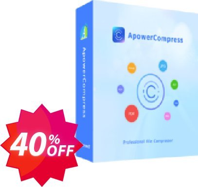 ApowerCompress Commercial Plan, Lifetime  Coupon code 40% discount 