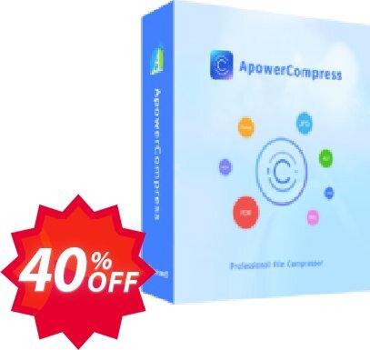 ApowerCompress Commercial Plan, Lifetime  Coupon code 40% discount 