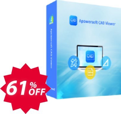 Apowersoft CAD Viewer Commercial Plan, Yearly  Coupon code 61% discount 