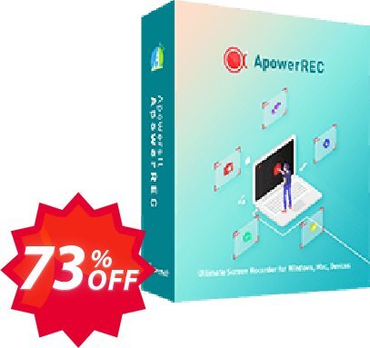 Apowersoft Screen Recorder Pro Lifetime Coupon code 73% discount 