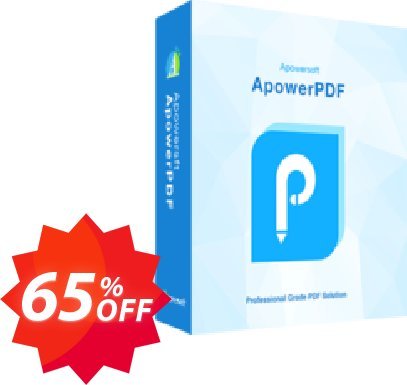 Apowersoft PDF Compressor, Lifetime Plan  Coupon code 65% discount 
