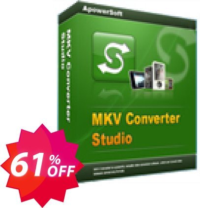 MKV Converter Studio Personal Plan Coupon code 61% discount 