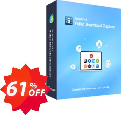 Apowersoft Video Download Capture Yearly Plan Coupon code 61% discount 