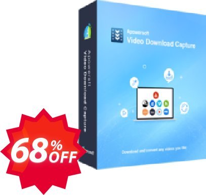 Apowersoft Video Download Capture Lifetime Plan Coupon code 68% discount 