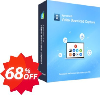 Apowersoft Video Download Capture Lifetime Plan Coupon code 68% discount 