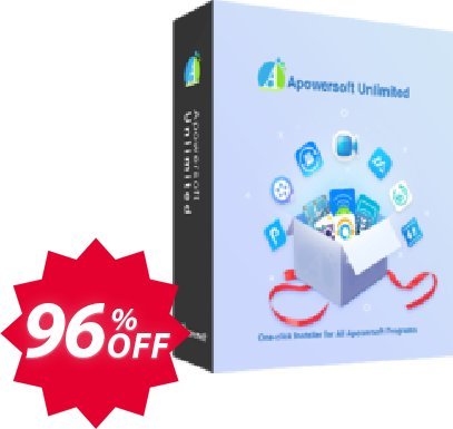 Apowersoft Unlimited Business Yearly Coupon code 96% discount 
