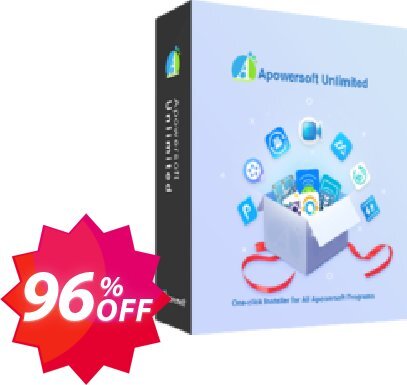 Apowersoft Unlimited Business Yearly Coupon code 96% discount 