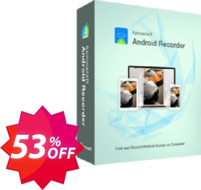 Apowersoft Android Recorder Business Yearly Coupon code 53% discount 