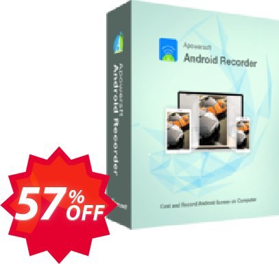Apowersoft Android Recorder Business Lifetime Coupon code 57% discount 