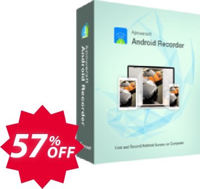 Apowersoft Android Recorder Business Lifetime Coupon code 57% discount 