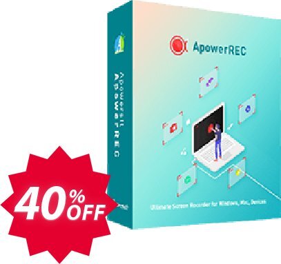 Apowersoft Screen Recorder Pro Family Plan Coupon code 40% discount 