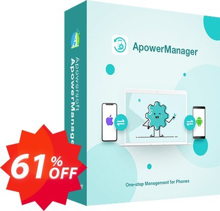 ApowerManager Yearly Plan Coupon code 61% discount 