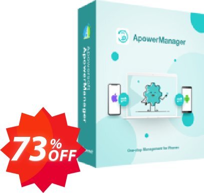 ApowerManager Lifetime Coupon code 73% discount 