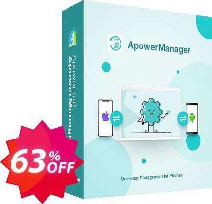 ApowerManager Business Lifetime Plan Coupon code 63% discount 