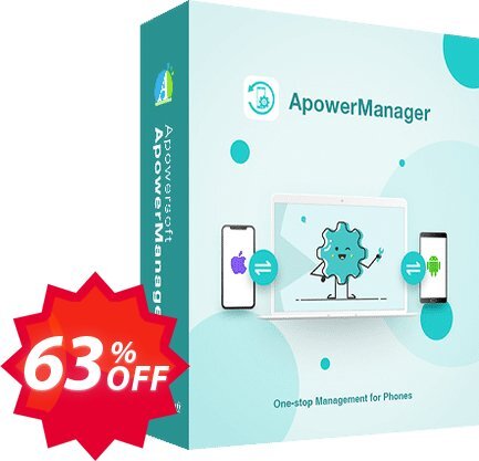 ApowerManager Business Lifetime Plan Coupon code 63% discount 