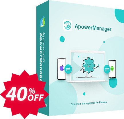 ApowerManager, Family Plan  Coupon code 40% discount 