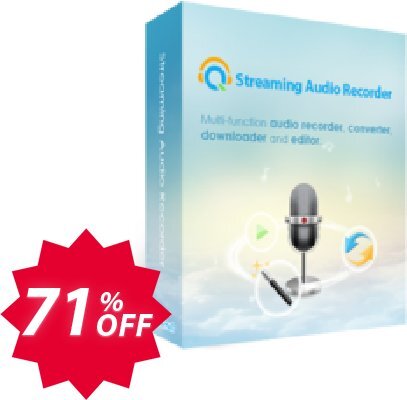 Apowersoft Streaming Audio Recorder Yearly Coupon code 71% discount 