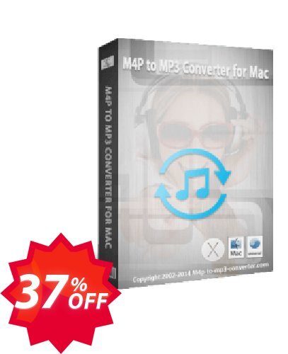 M4P to MP3 Converter for MAC Coupon code 37% discount 