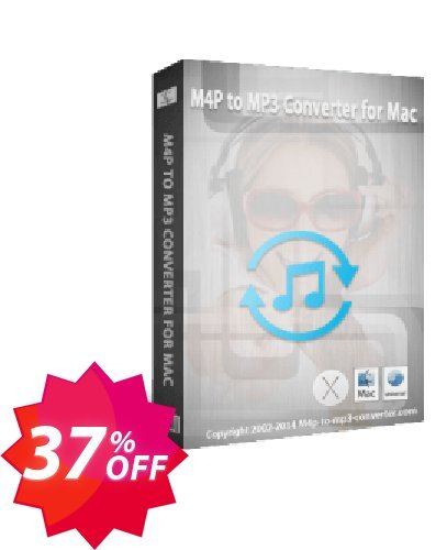 M4P to MP3 Converter for MAC Coupon code 37% discount 