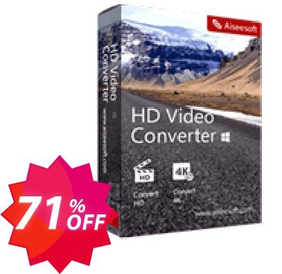 Aiseesoft HD Video Converter Coupon code 71% discount 