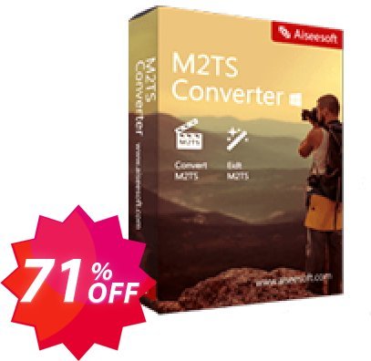 Aiseesoft M2TS Converter Coupon code 71% discount 