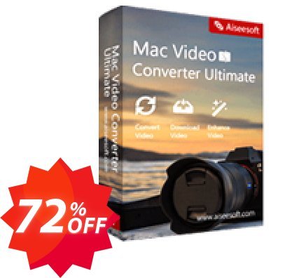 Aiseesoft M4V Converter for MAC Coupon code 72% discount 