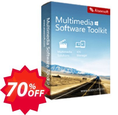 Aiseesoft Multimedia Software Toolkit Coupon code 70% discount 