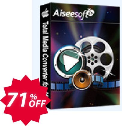 Aiseesoft Total Media Converter for MAC Coupon code 71% discount 