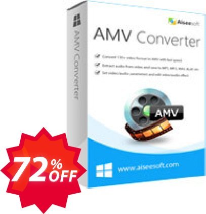 Aiseesoft AMV Converter Coupon code 72% discount 
