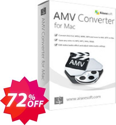 Aiseesoft AMV Converter for MAC Coupon code 72% discount 
