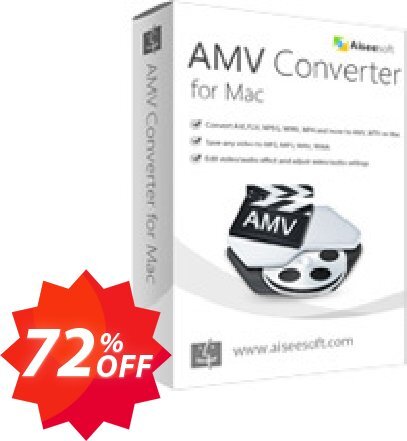 Aiseesoft AMV Converter for MAC Coupon code 72% discount 