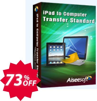 Aiseesoft iPad to Computer Transfer Coupon code 73% discount 