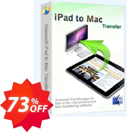 Aiseesoft iPad to MAC Transfer Coupon code 73% discount 