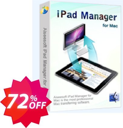 Aiseesoft iPad Manager for MAC Coupon code 72% discount 